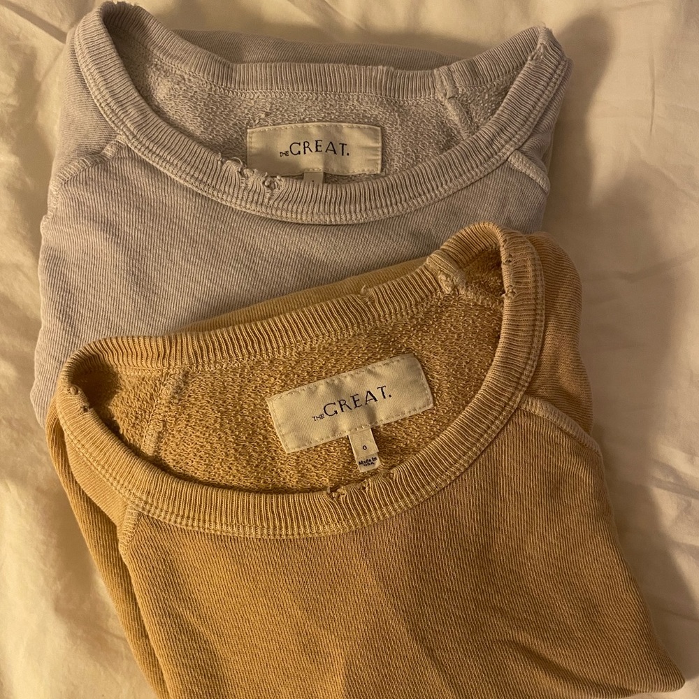 The Great College Sweatshirts - Blue and Yellow